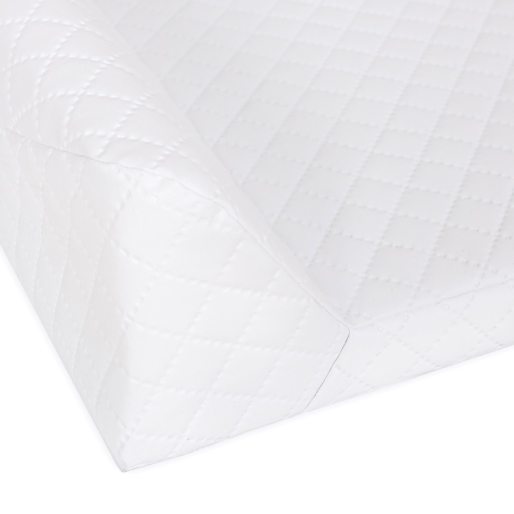 CEBA BABY Podložka prebaľovacia 2-hranná s pevnou doskou (50x70) Comfort Caro Biela